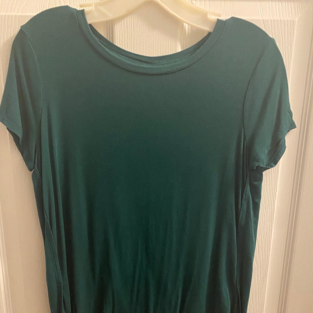 short sleeve green top